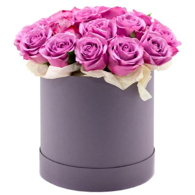 Цветы в коробке «Фантазия на тему розы»
